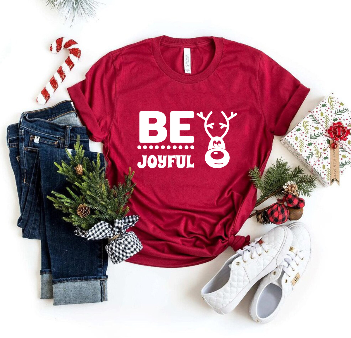 Be Joyful Shirt in various colors, showcasing its soft fabric and stylish design.