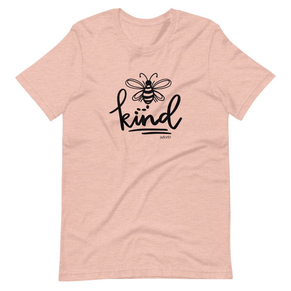 Bee Kind T-shirt featuring a modern classic fit, made from 100% Ringspun Cotton in a solid color, designed for comfort and style.