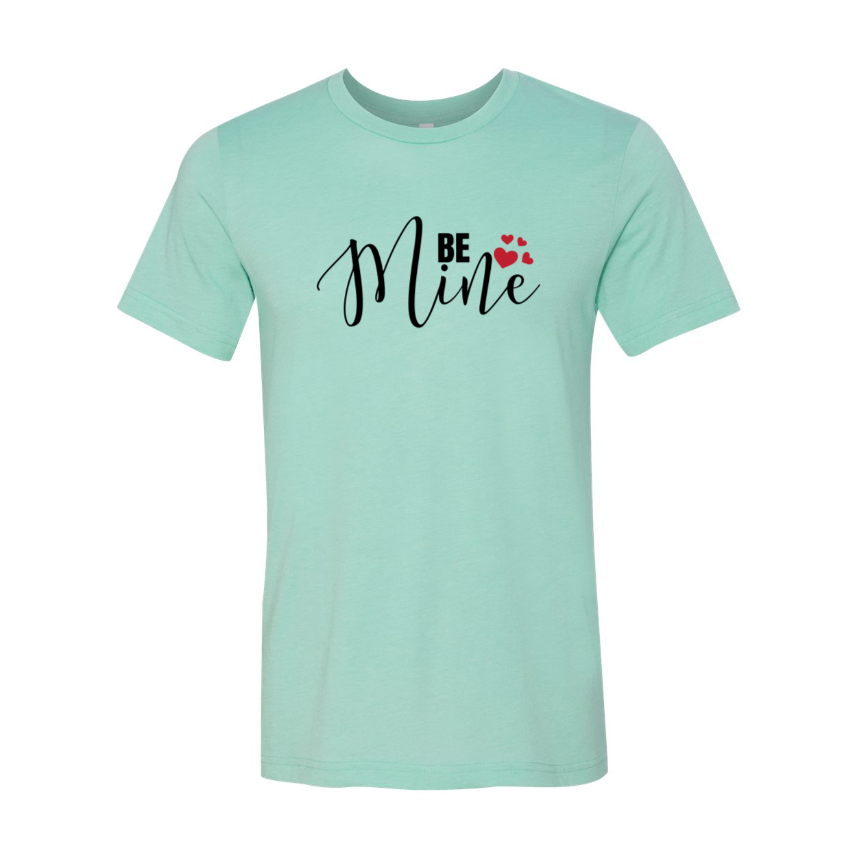 Be Mine Shirt in various colors, showcasing its comfortable fit and stylish design.