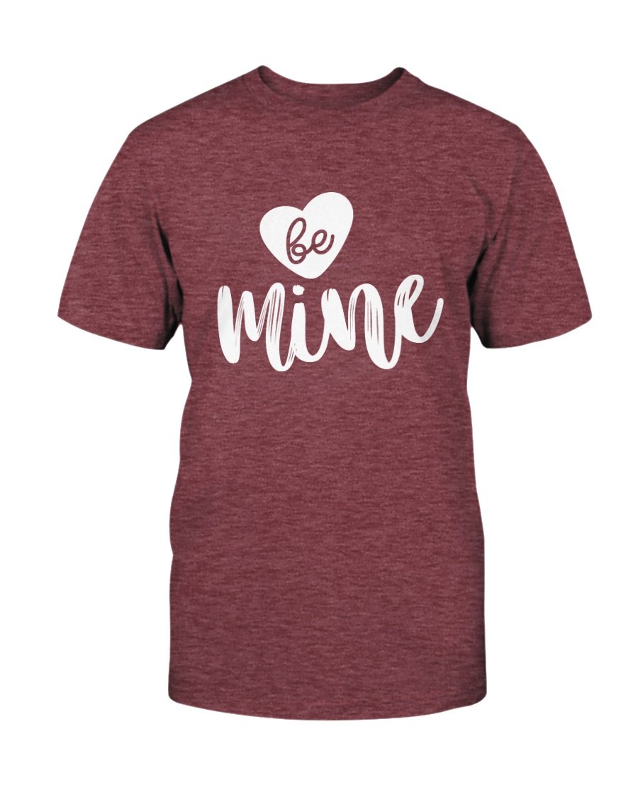 Be Mine Shirt in various colors, showcasing its comfortable fabric and stylish design.