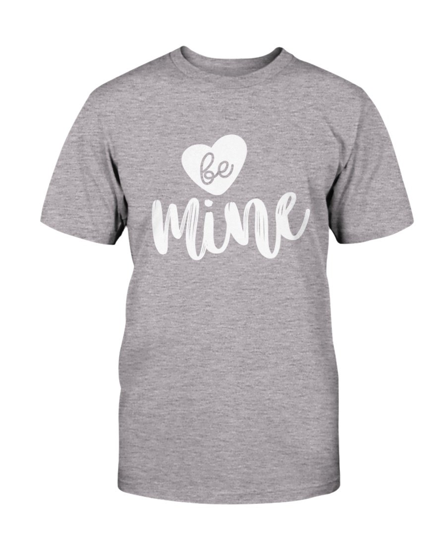 Be Mine Shirt in various colors, showcasing its comfortable fabric and stylish design.