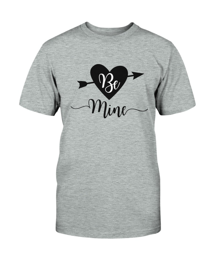 Be Mine Shirt in various colors, showcasing its soft fabric and stylish design.