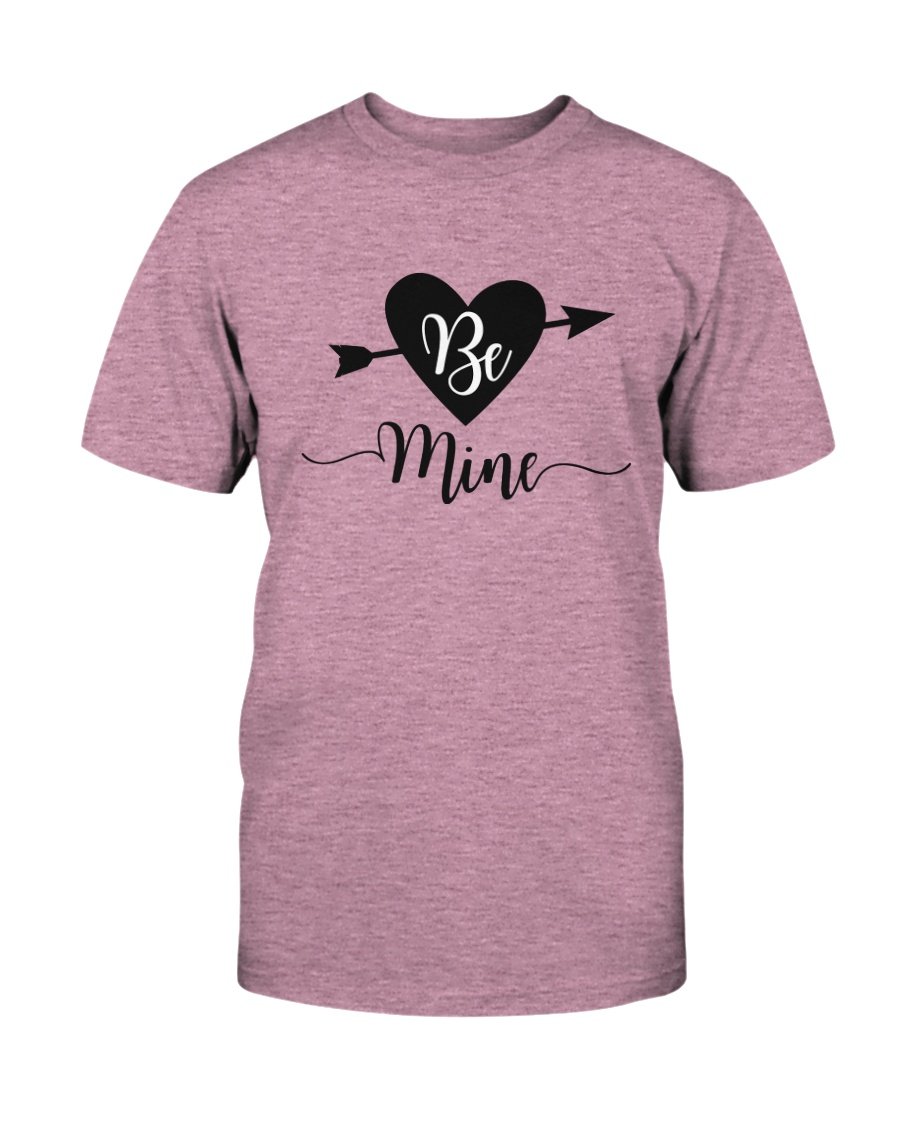 Be Mine Shirt in various colors, showcasing its soft fabric and stylish design.