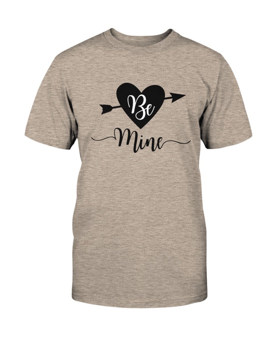 Be Mine Shirt in various colors, showcasing its soft fabric and stylish design.