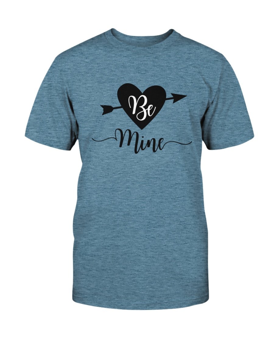 Be Mine Shirt in various colors, showcasing its soft fabric and stylish design.