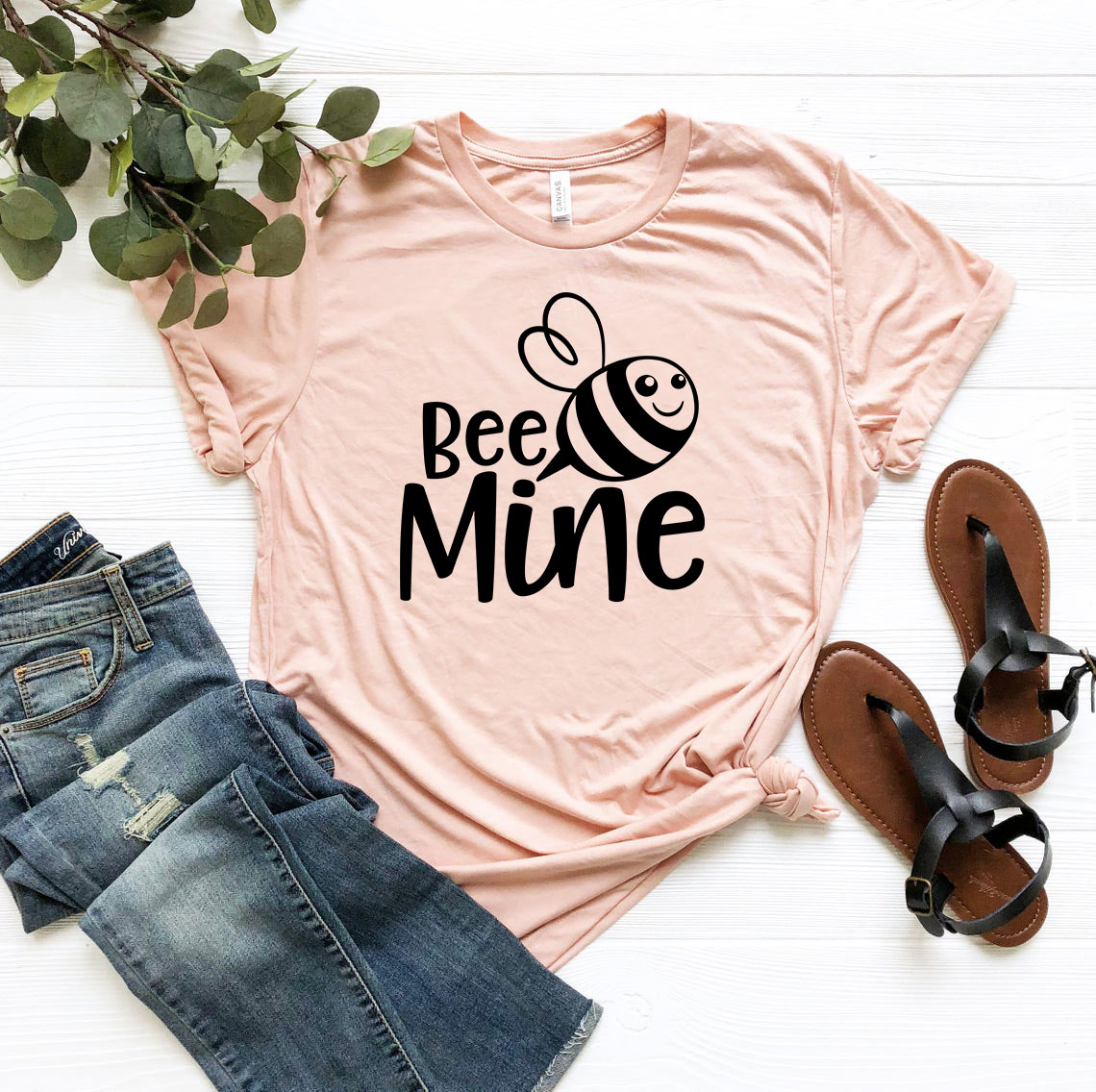 Bee Mine Shirt in various colors, showcasing its soft fabric and stylish design.