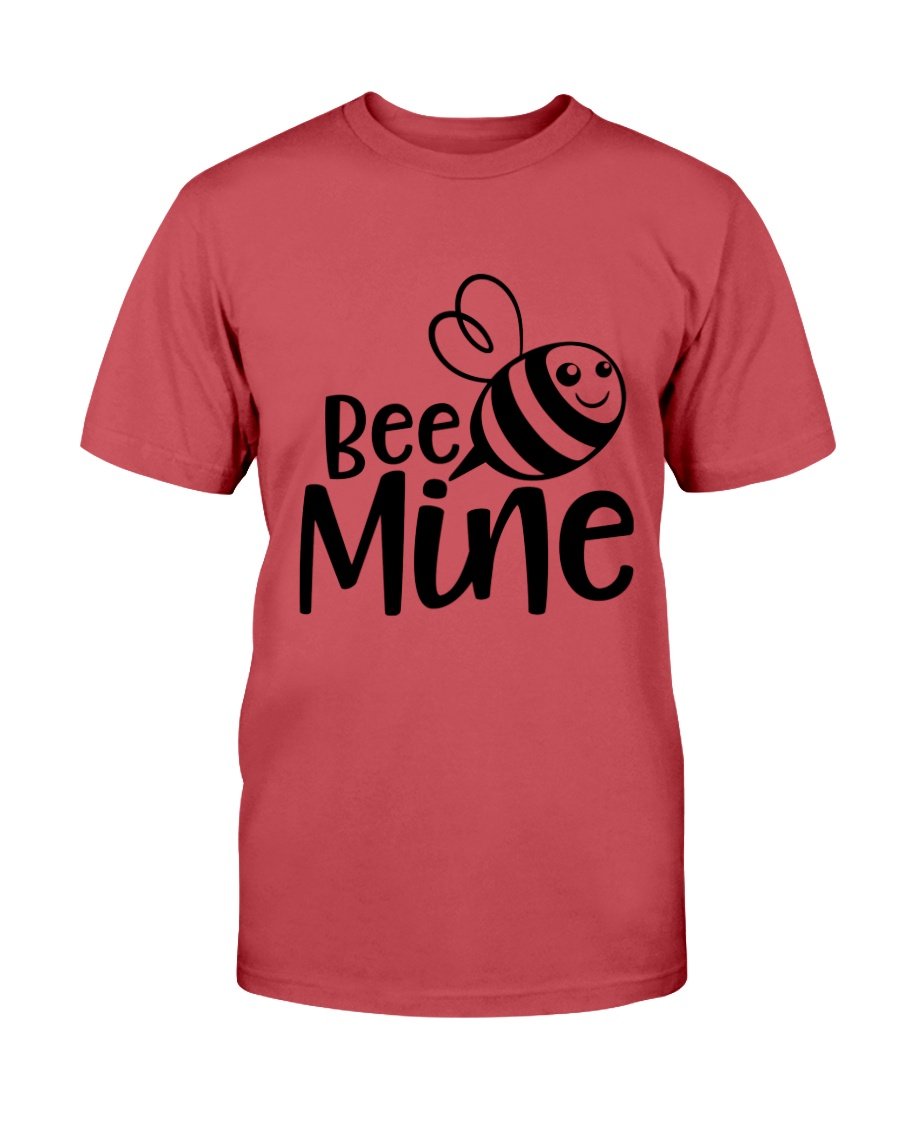 Bee Mine Shirt in various colors, showcasing its soft fabric and stylish design.