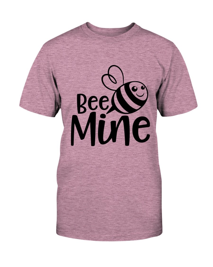 Bee Mine Shirt in various colors, showcasing its soft fabric and stylish design.