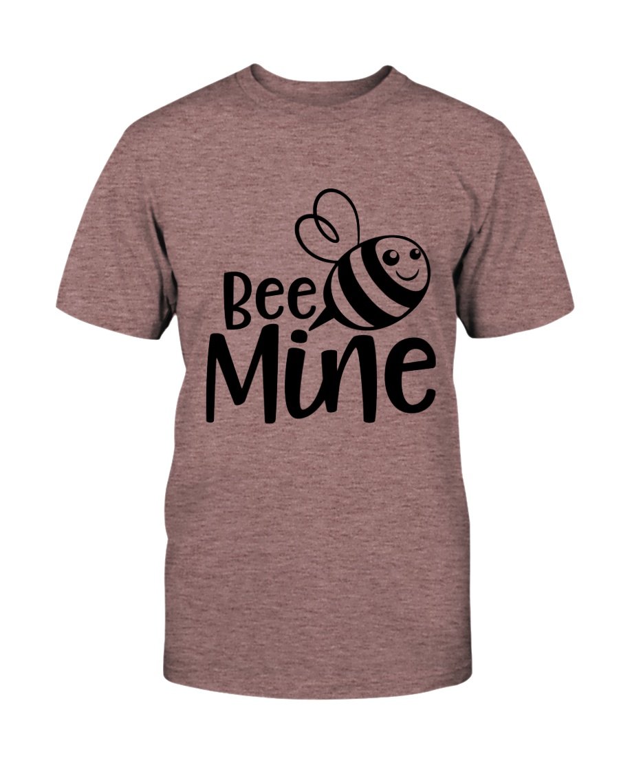 Bee Mine Shirt in various colors, showcasing its soft fabric and stylish design.