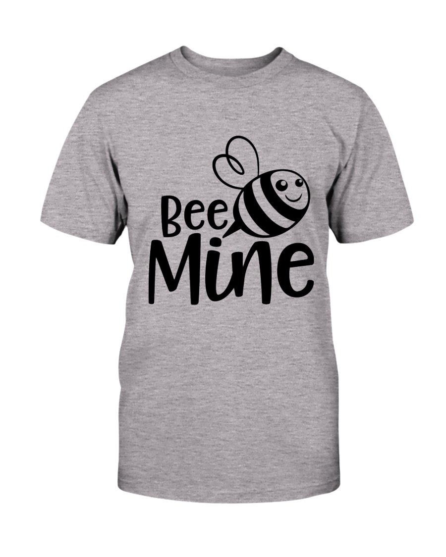 Bee Mine Shirt in various colors, showcasing its soft fabric and stylish design.