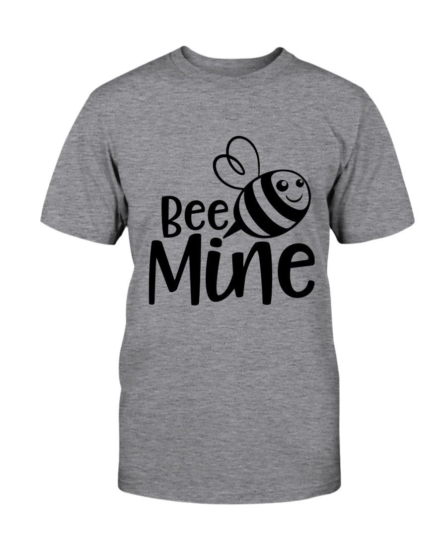 Bee Mine Shirt in various colors, showcasing its soft fabric and stylish design.