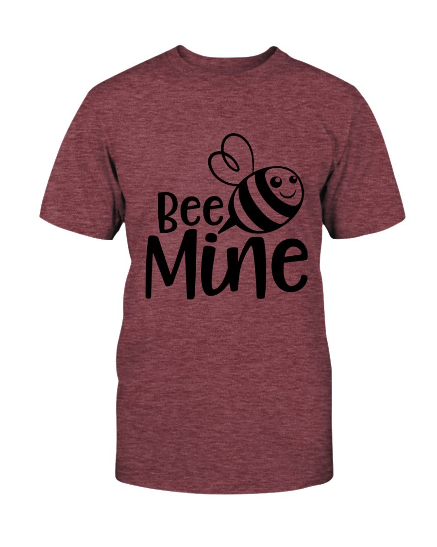 Bee Mine Shirt in various colors, showcasing its soft fabric and stylish design.