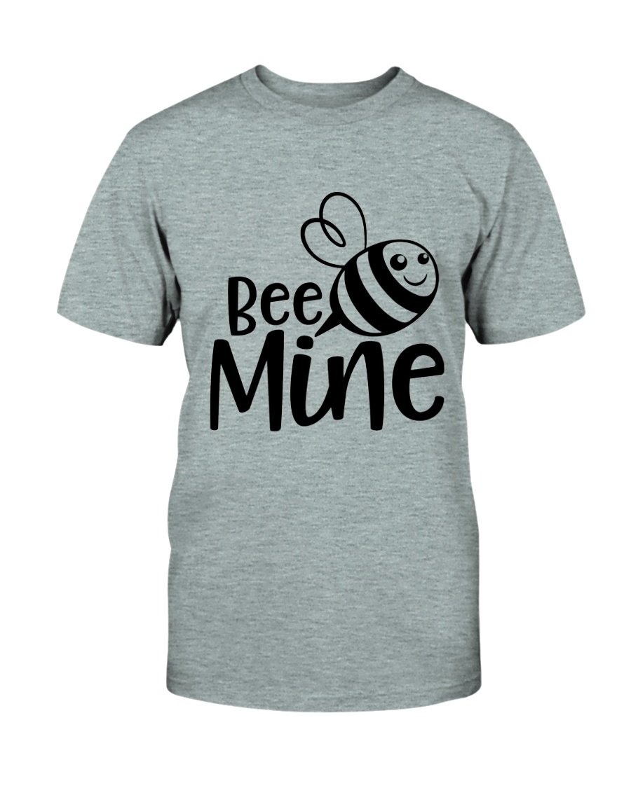 Bee Mine Shirt in various colors, showcasing its soft fabric and stylish design.