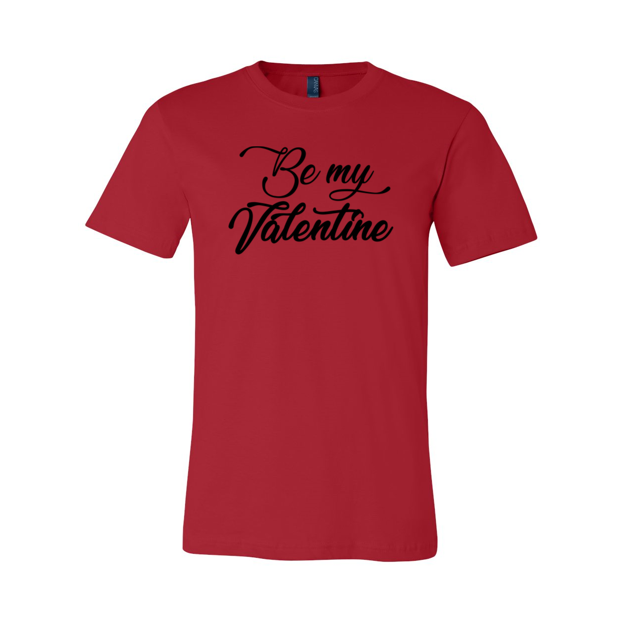 Be My Valentine Shirt in various colors, showcasing its soft fabric and stylish design.