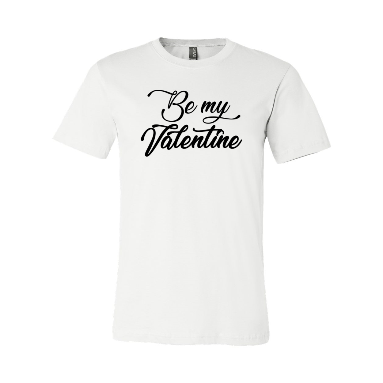 Be My Valentine Shirt in various colors, showcasing its soft fabric and stylish design.