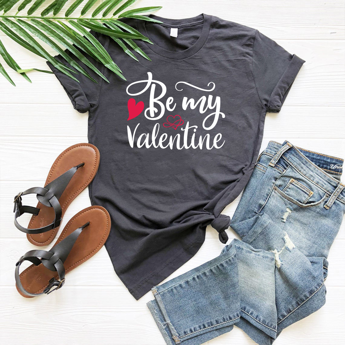 Be My Valentine Shirt in various colors, showcasing its soft fabric and stylish design.