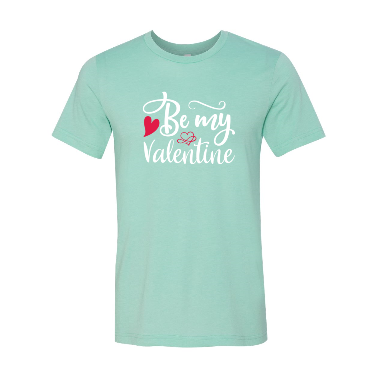 Be My Valentine Shirt in various colors, showcasing its soft fabric and stylish design.