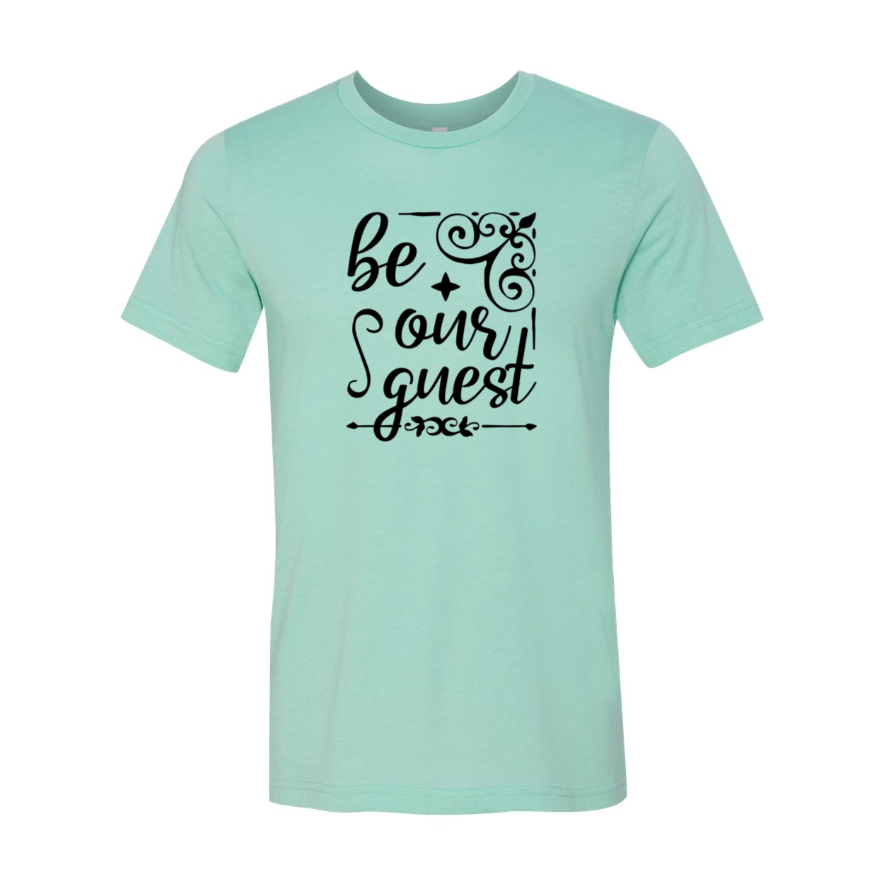 Be Our Guest Shirt in various colors, showcasing its soft fabric and stylish design.