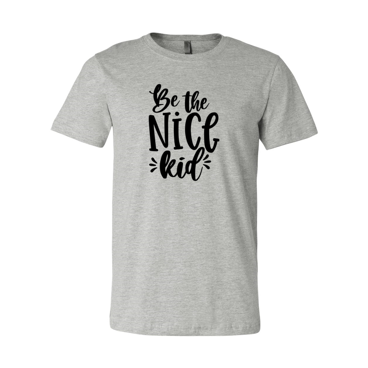 Be The Nice Kid Shirt in various colors, showcasing its comfortable fit and high-quality print.