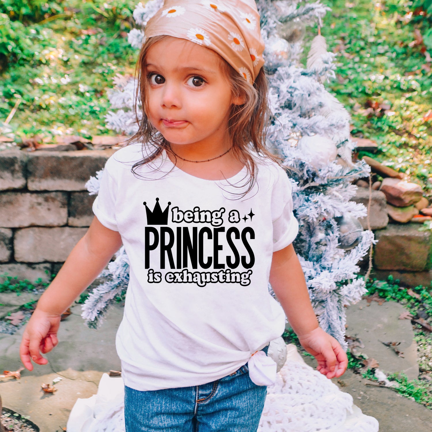 A vibrant toddler t-shirt featuring a princess design, made from soft fabric with direct-to-garment printing.