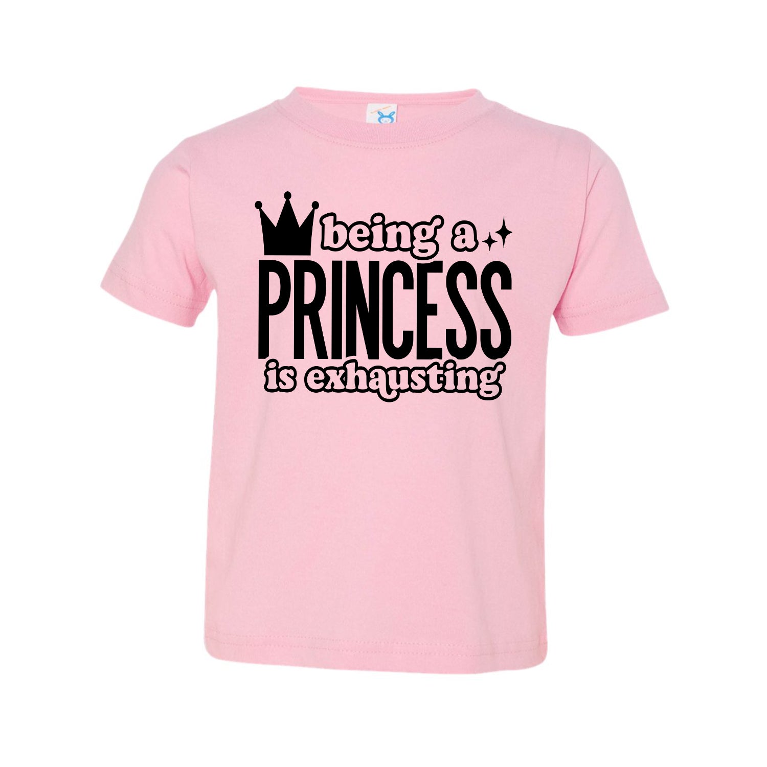 A vibrant toddler t-shirt featuring a princess design, made from soft fabric with direct-to-garment printing.