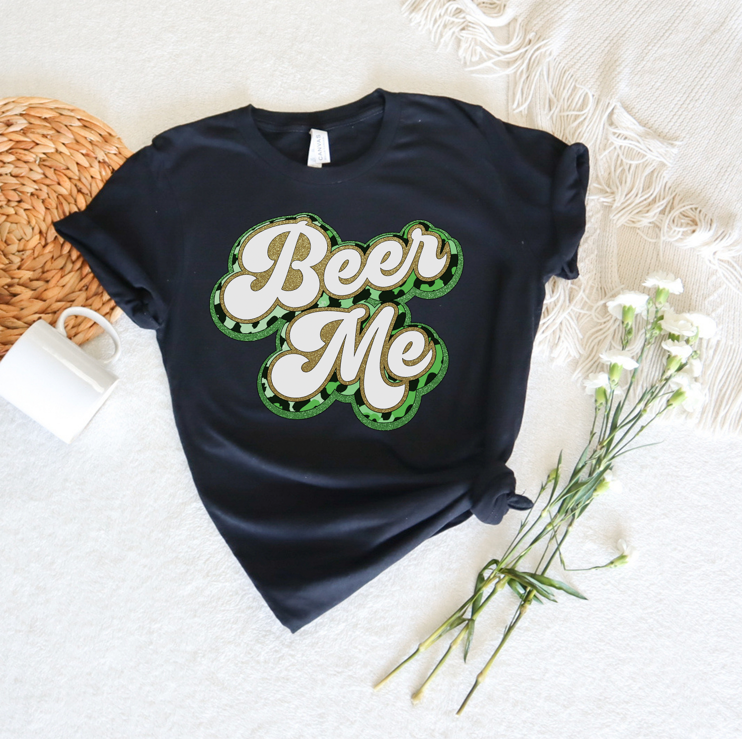 Beer Me Unisex T-shirt featuring vibrant DTG printing, perfect for beer enthusiasts.