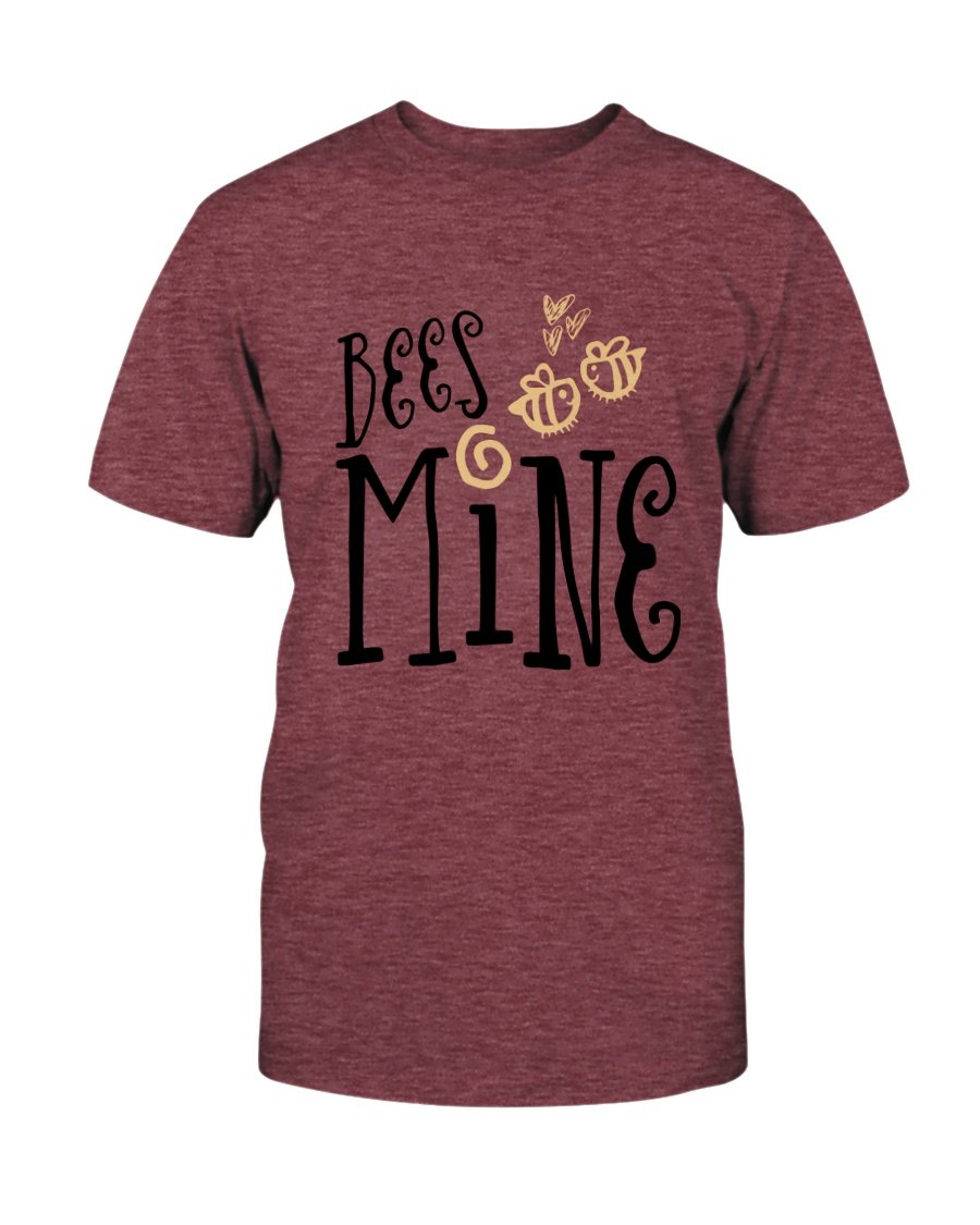 Bees Mine Shirt in various colors, showcasing its soft fabric and stylish design.