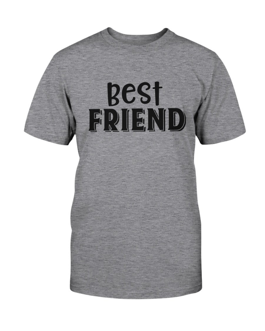 A stylish unisex Best Friend Shirt in various colors, showcasing its comfortable fabric and modern design.