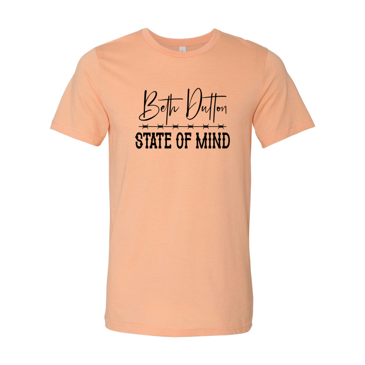 Beth Dutton State Of Mind Unisex T-shirt in various colors, showcasing its soft fabric and stylish design.