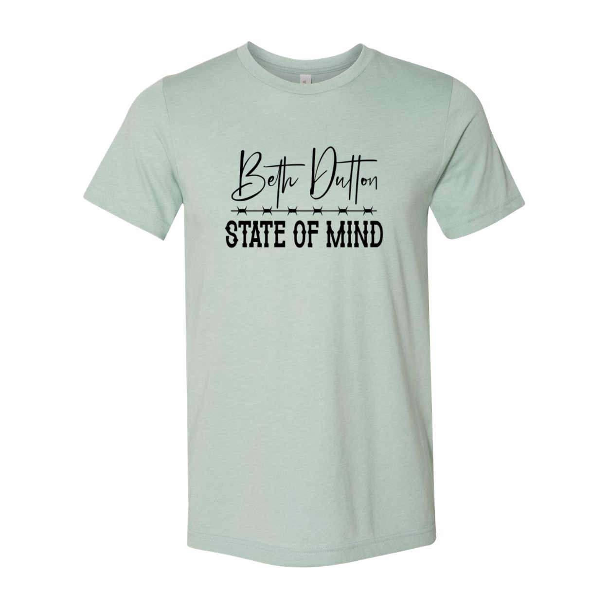 Beth Dutton State Of Mind Unisex T-shirt in various colors, showcasing its soft fabric and stylish design.