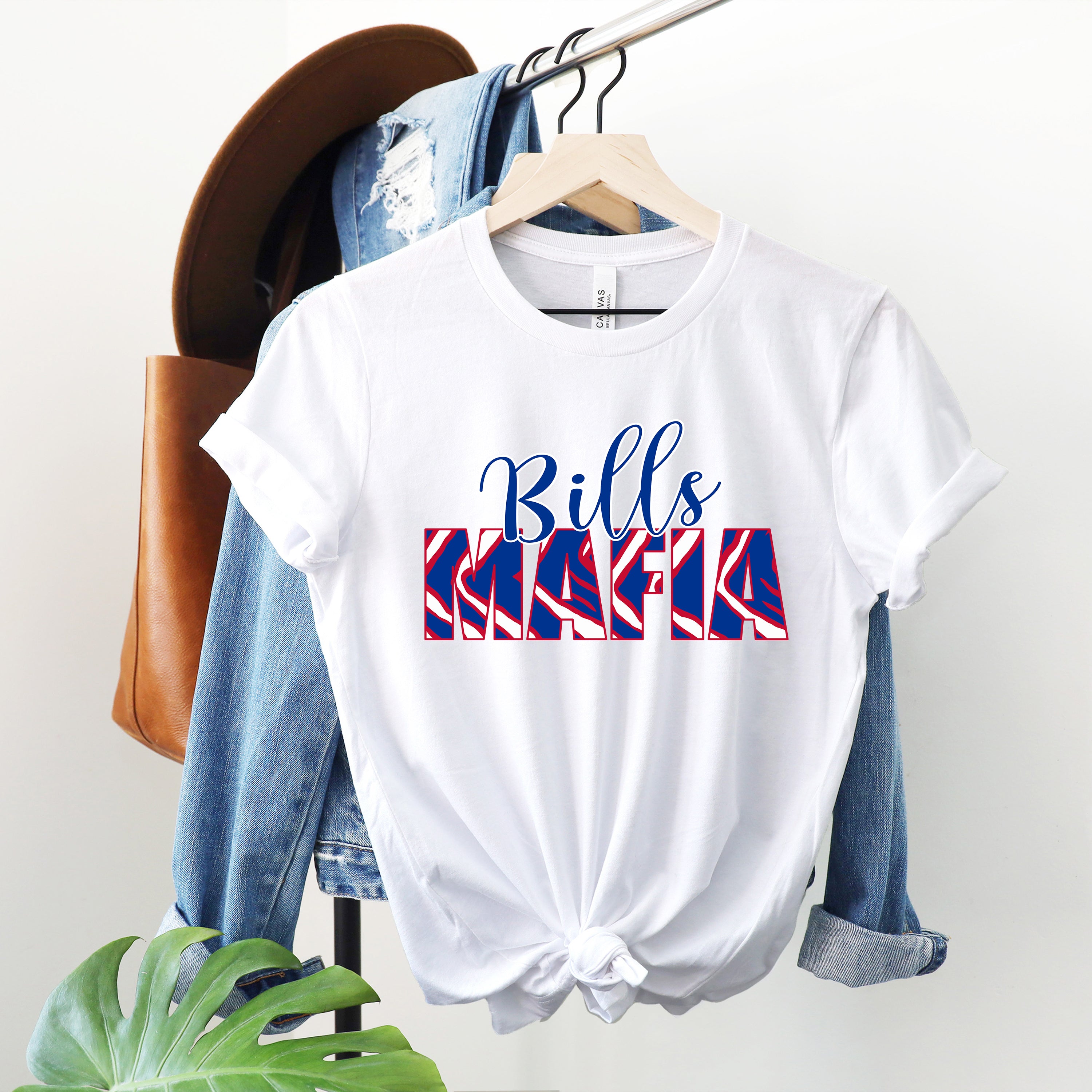 Bills Mafia Unisex T-shirt featuring vibrant team colors and a stylish design, perfect for fans.