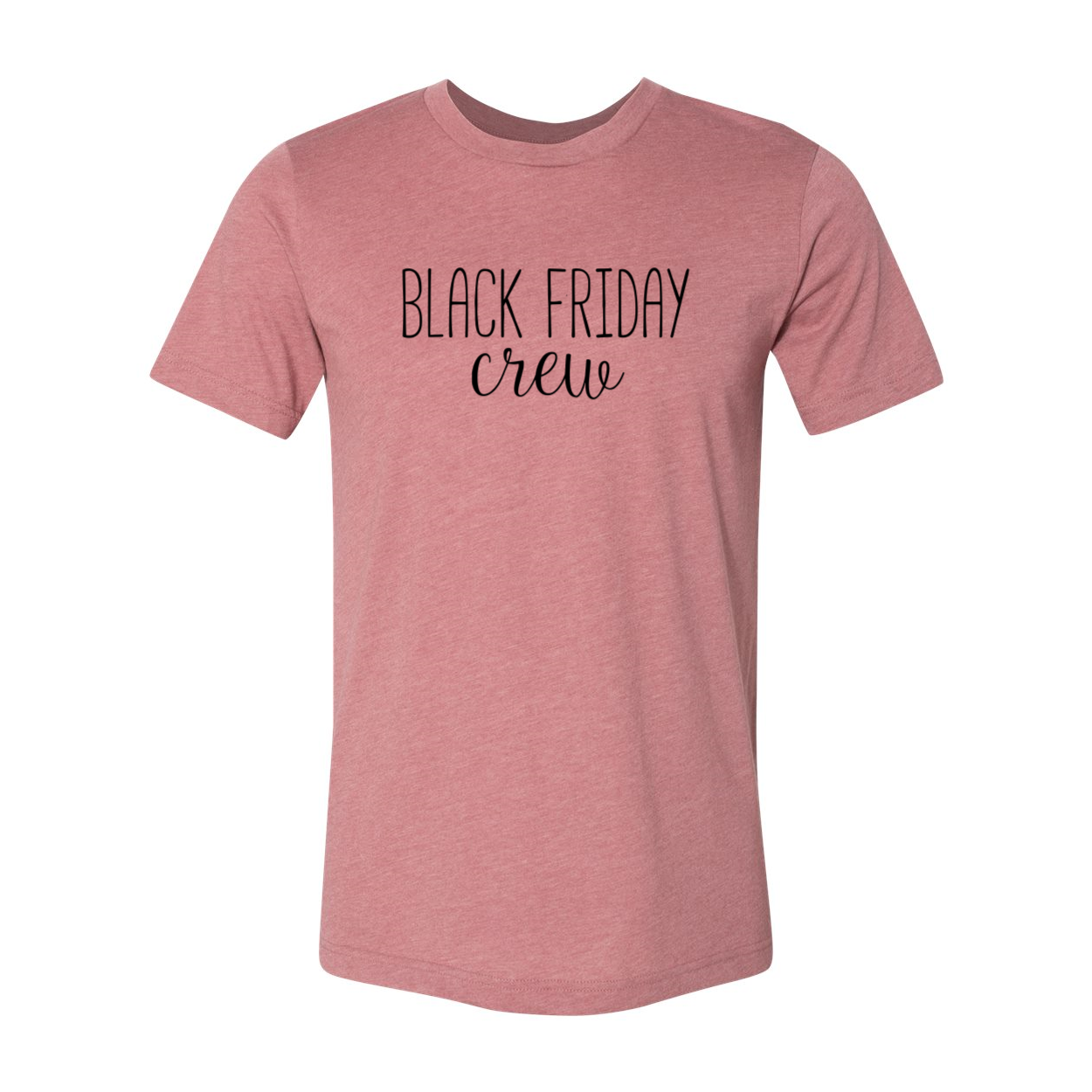 Black Friday Crew Shirt in various colors, showcasing its comfortable fabric and stylish design.