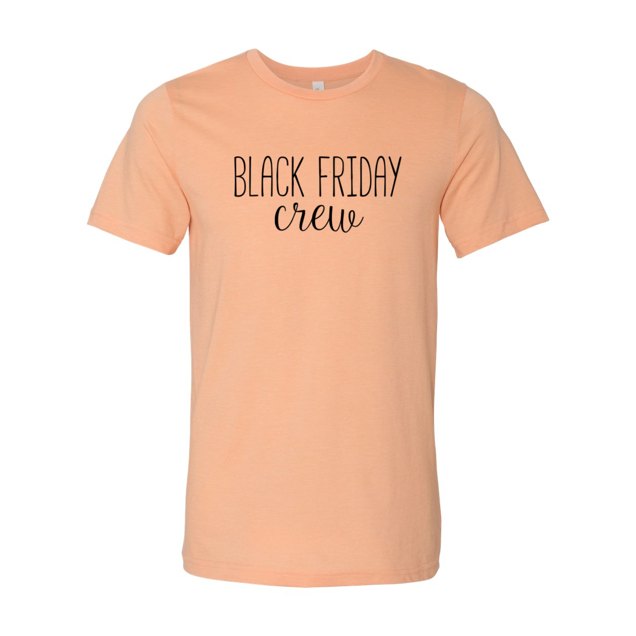 Black Friday Crew Shirt in various colors, showcasing its comfortable fabric and stylish design.