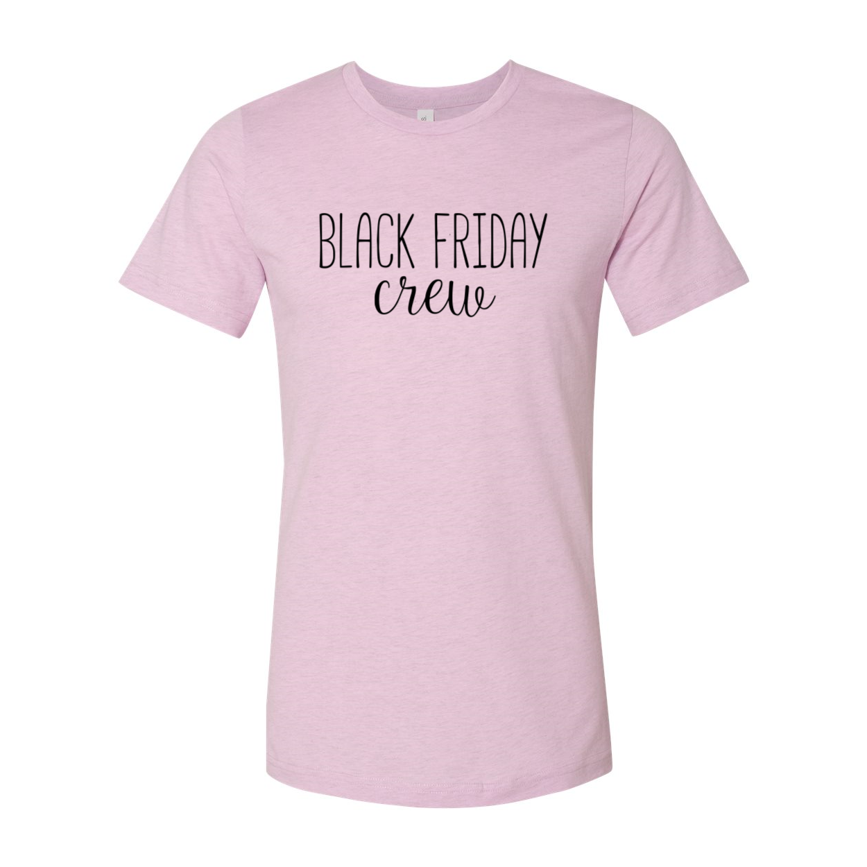 Black Friday Crew Shirt in various colors, showcasing its comfortable fabric and stylish design.