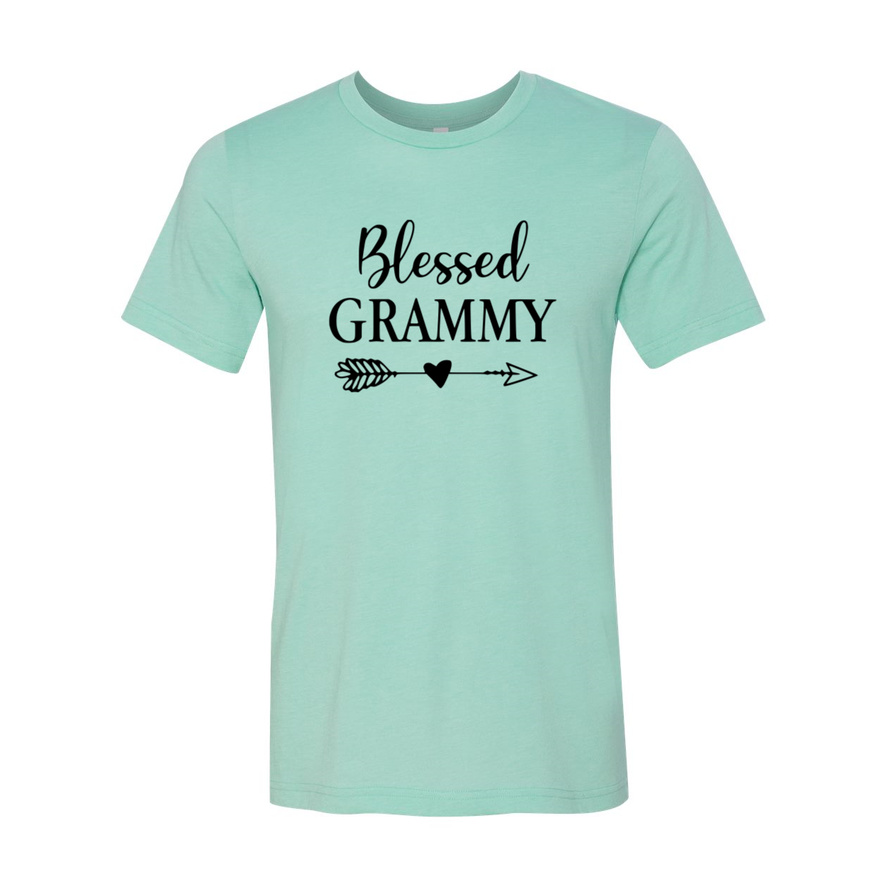 A stylish Blessed Grammy Shirt in various colors, showcasing its comfortable fabric and modern design.