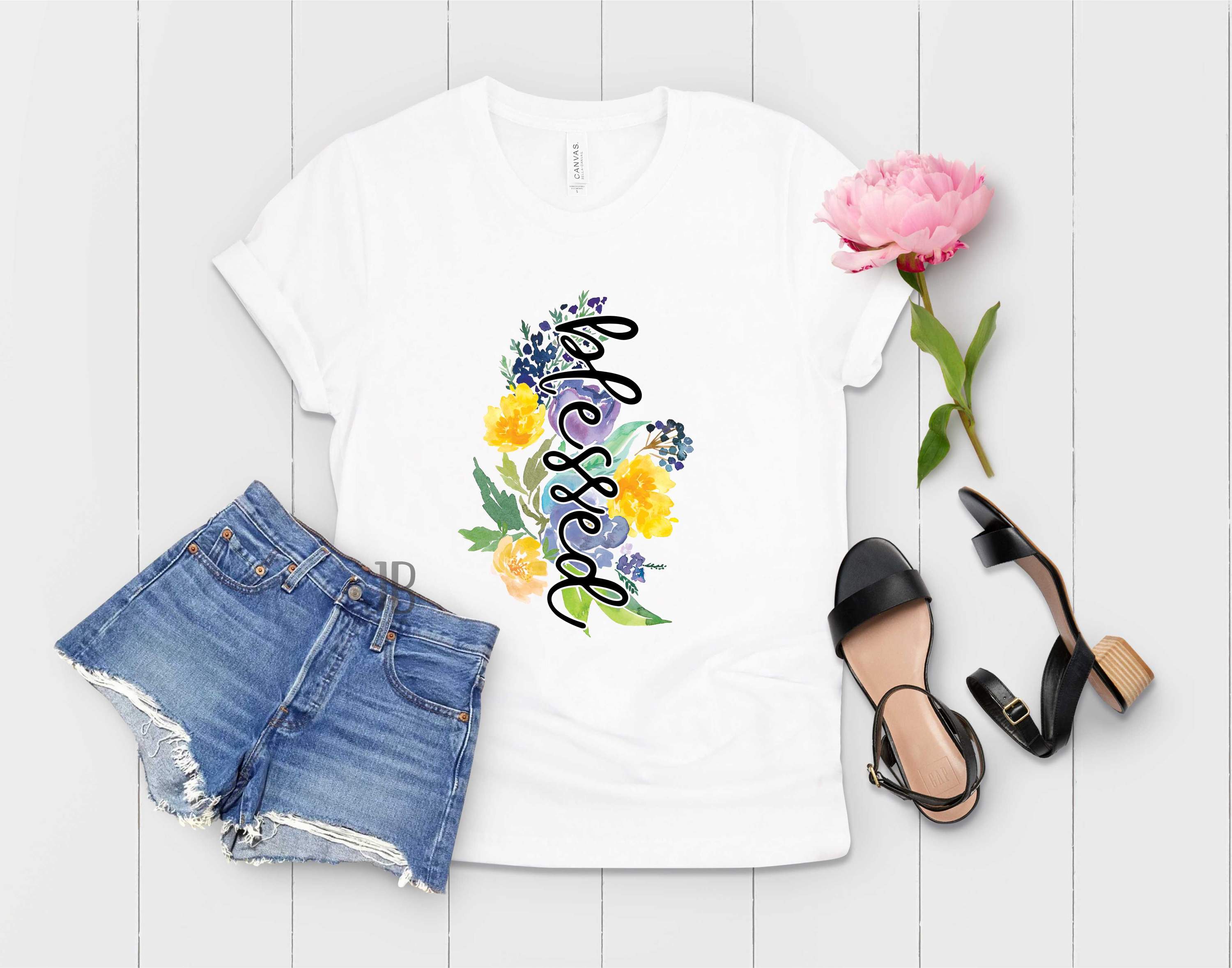 A stylish unisex Blessed Graphic Tee featuring a unique design, perfect for casual wear.