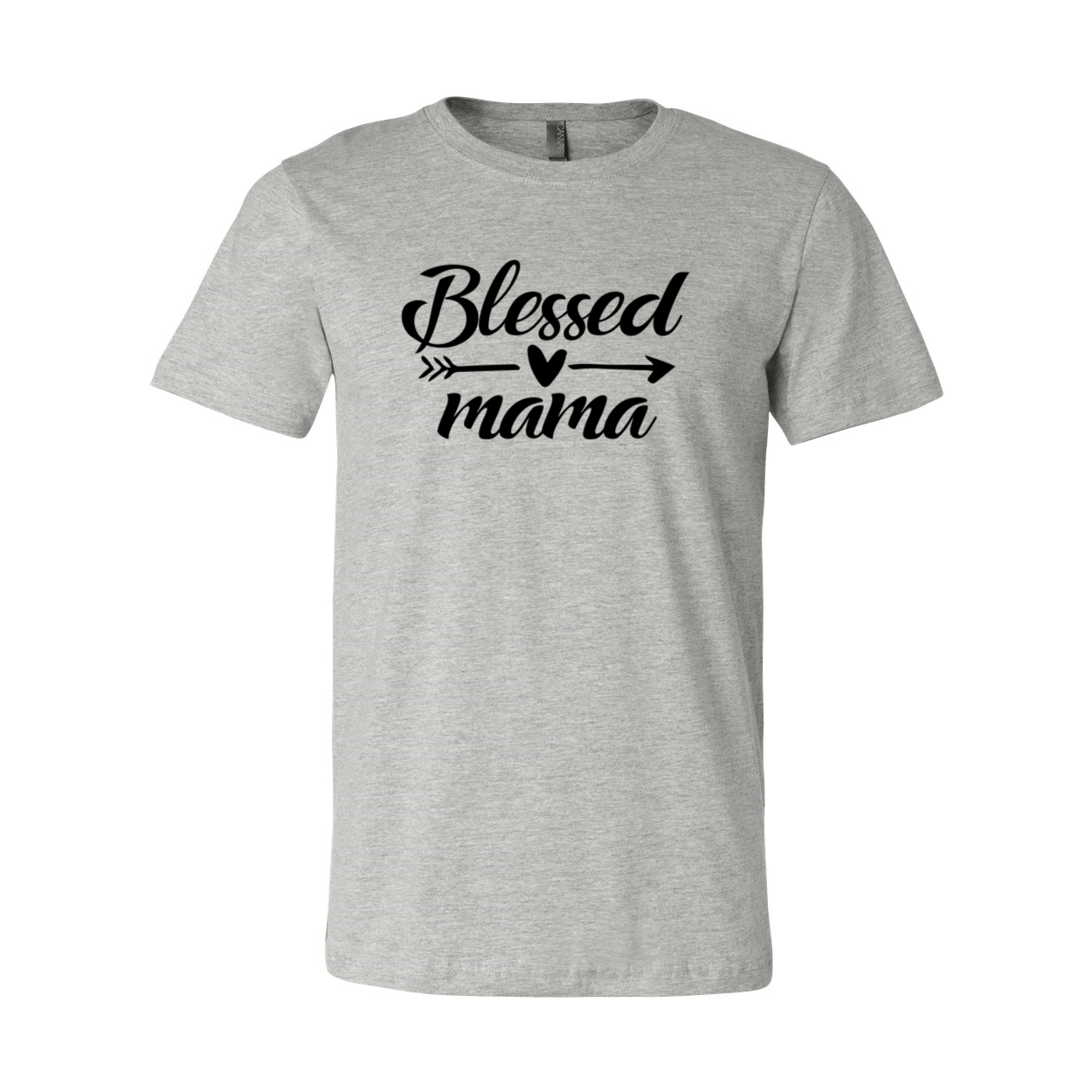 A stylish Blessed Mama Shirt in various colors, showcasing its comfortable fabric and unisex design.