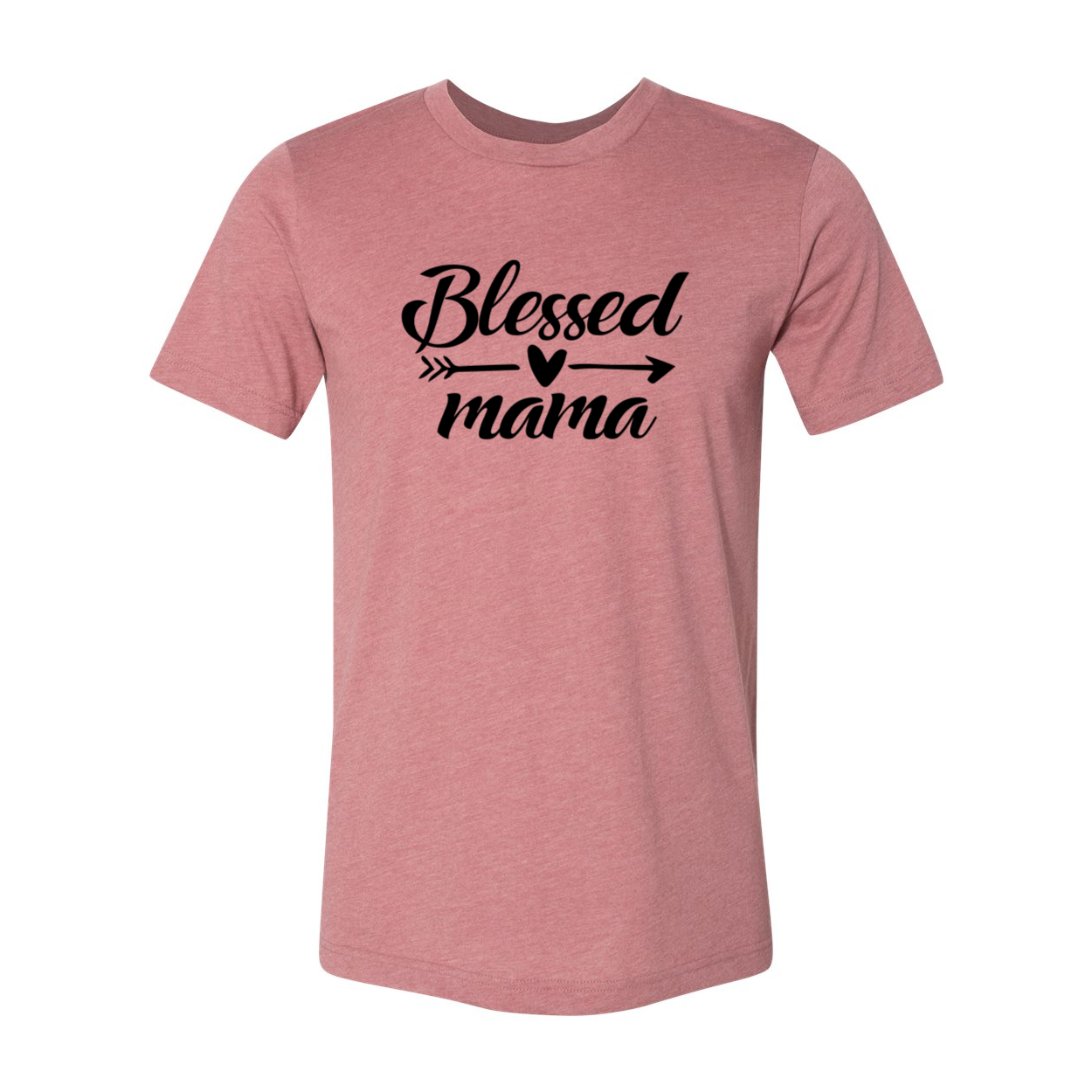 A stylish Blessed Mama Shirt in various colors, showcasing its comfortable fabric and unisex design.