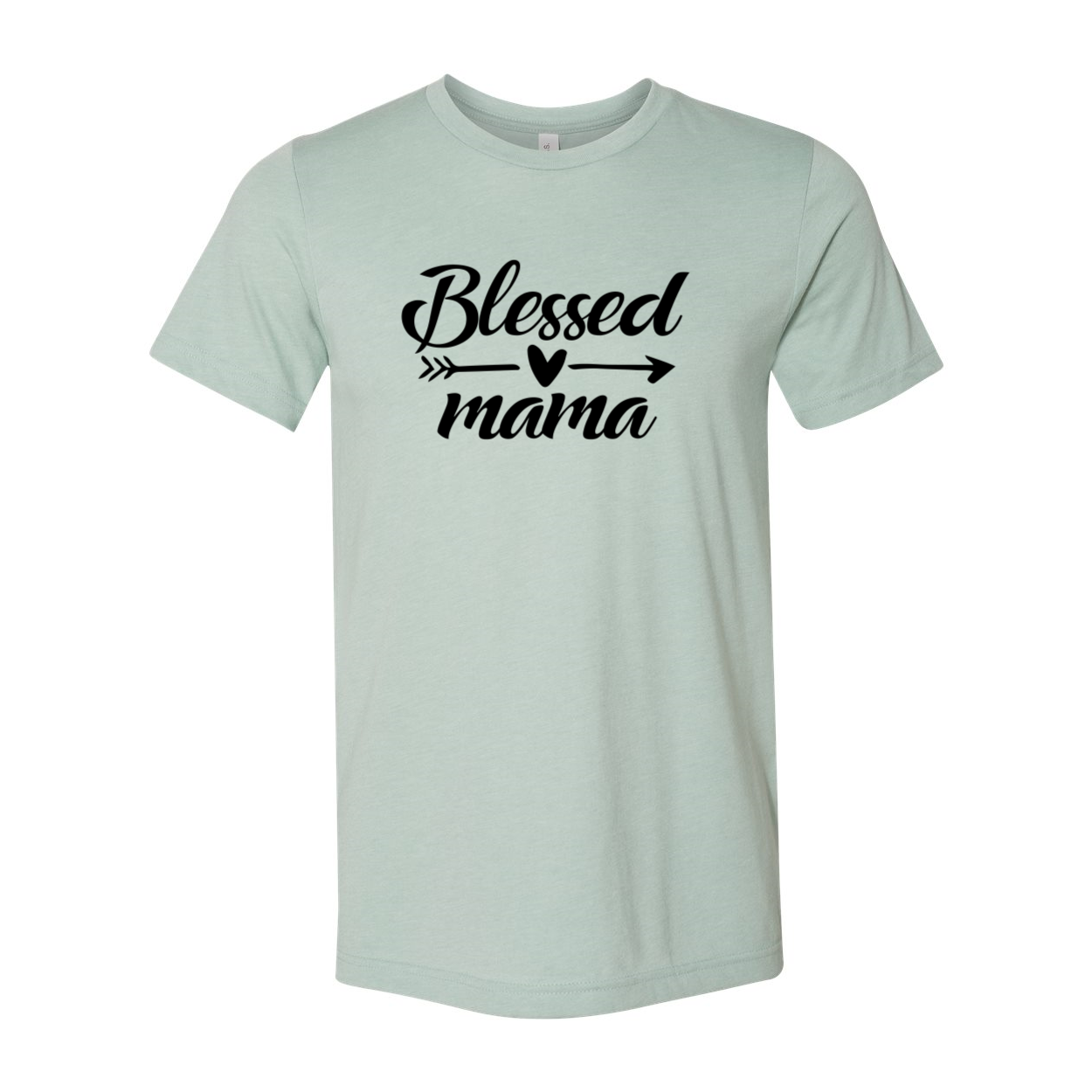 A stylish Blessed Mama Shirt in various colors, showcasing its comfortable fabric and unisex design.