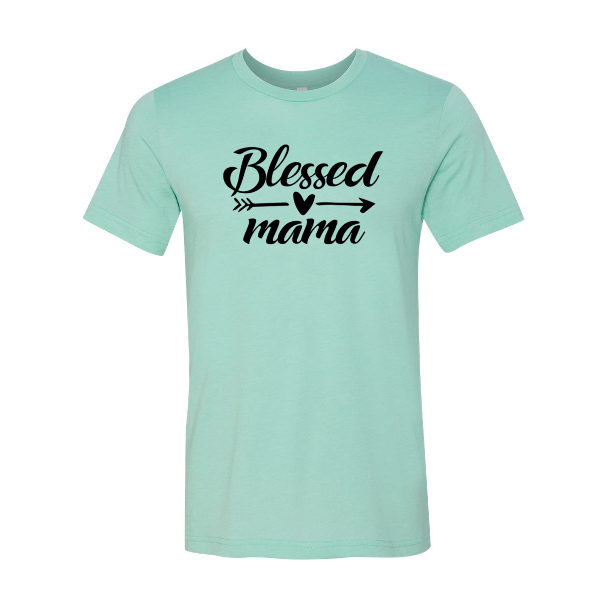 A stylish Blessed Mama Shirt in various colors, showcasing its comfortable fabric and unisex design.