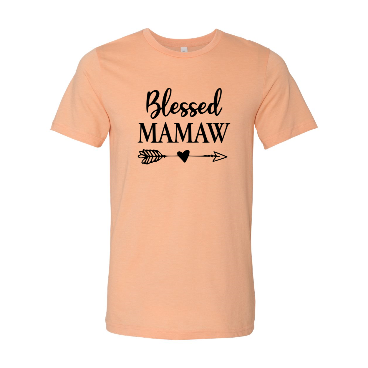 A stylish Blessed Mamaw Shirt in various colors, showcasing its comfortable fabric and modern design.