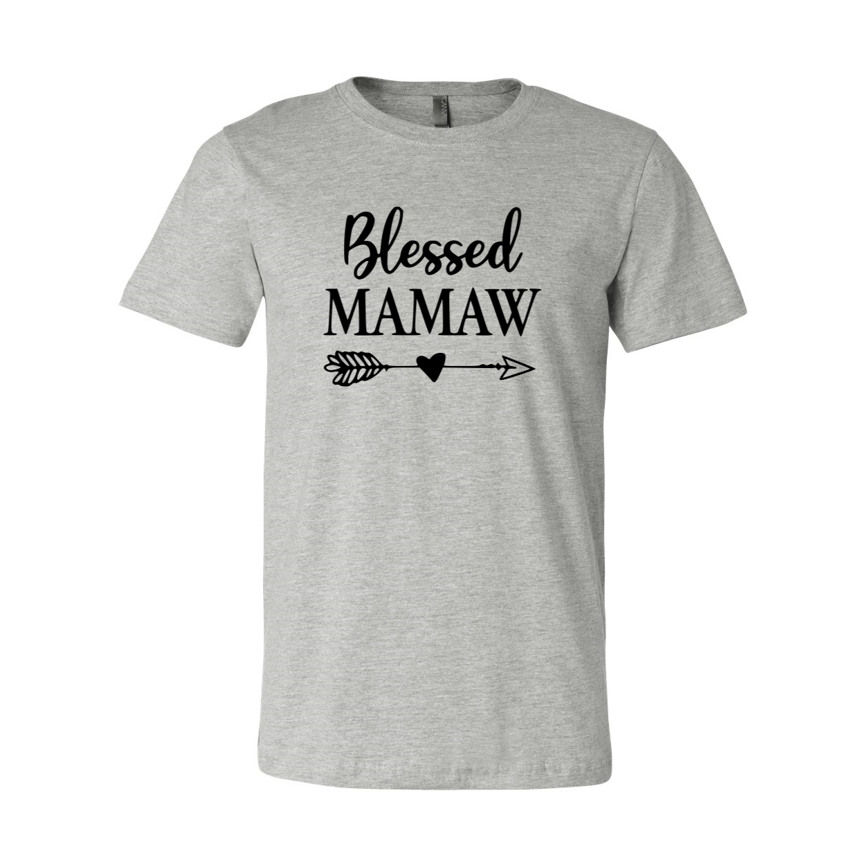 A stylish Blessed Mamaw Shirt in various colors, showcasing its comfortable fabric and modern design.