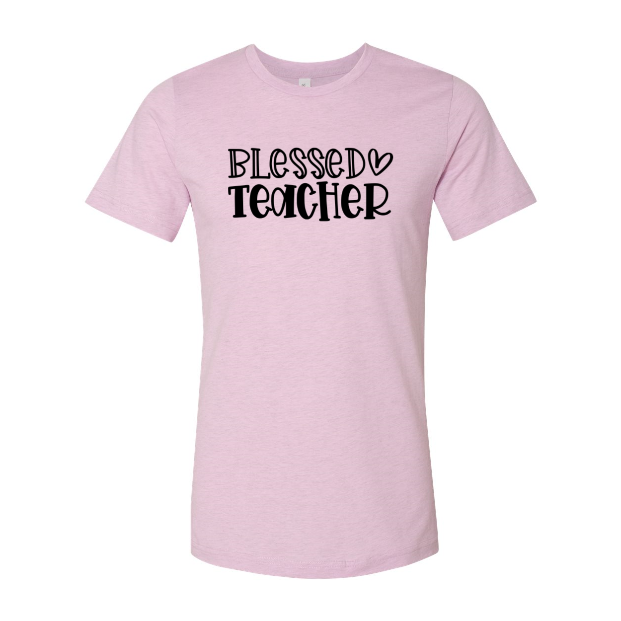 A comfortable unisex Blessed Teacher Shirt made from ring spun cotton, available in multiple colors and sizes.