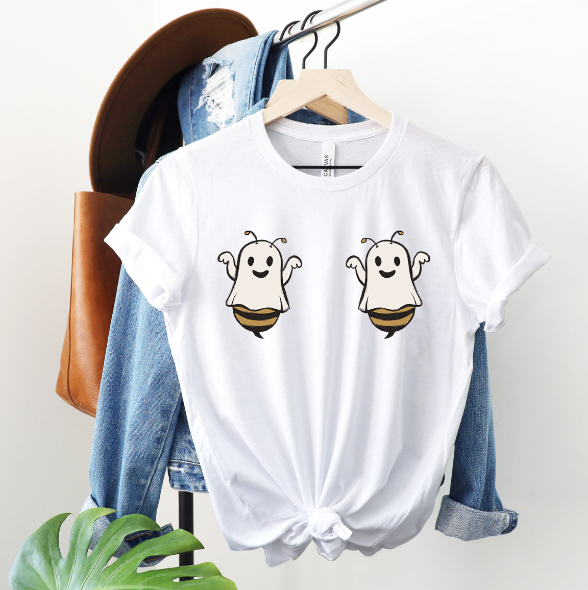 Boo Bees Unisex T-shirt featuring a playful design, perfect for casual wear.