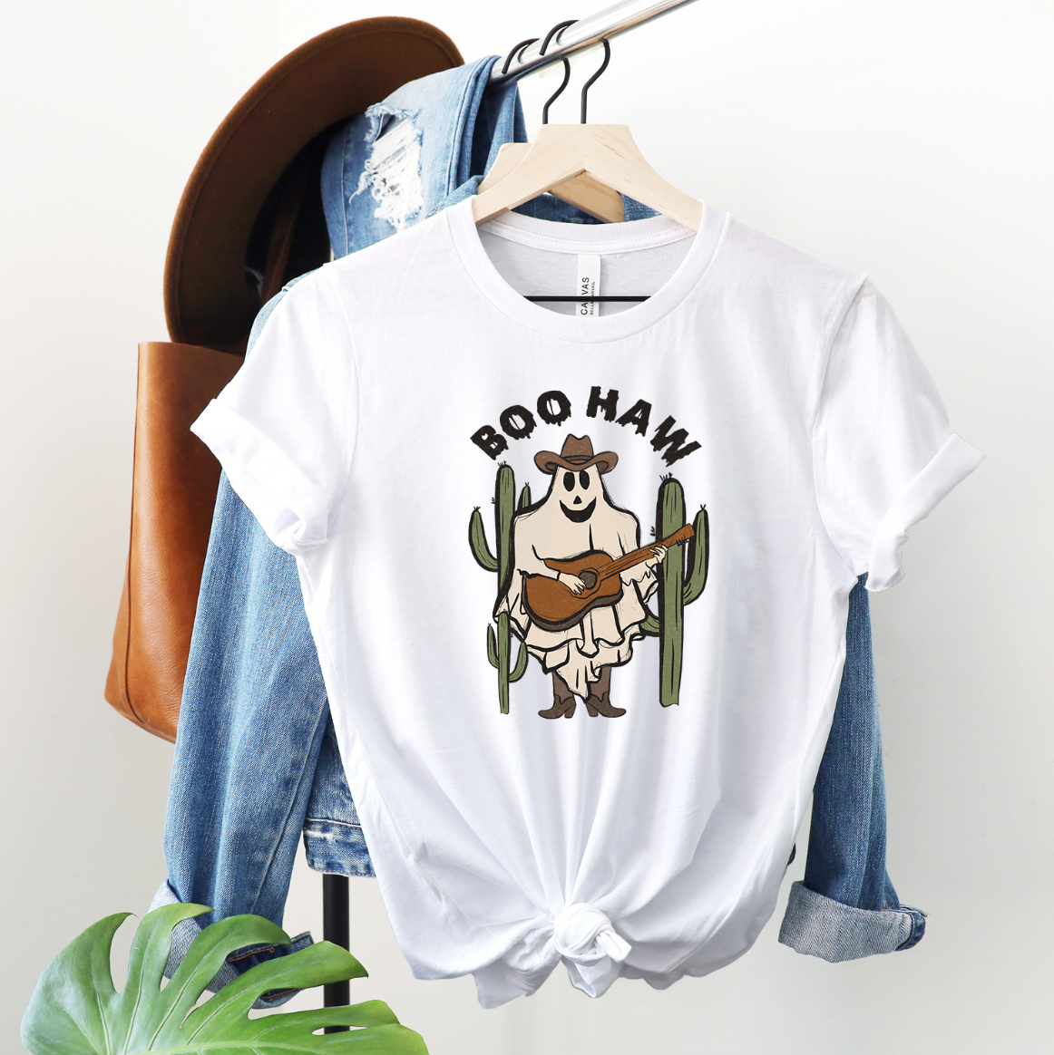 Boo Haw Unisex T-shirt featuring vibrant DTG printing on soft fabric, perfect for casual wear.