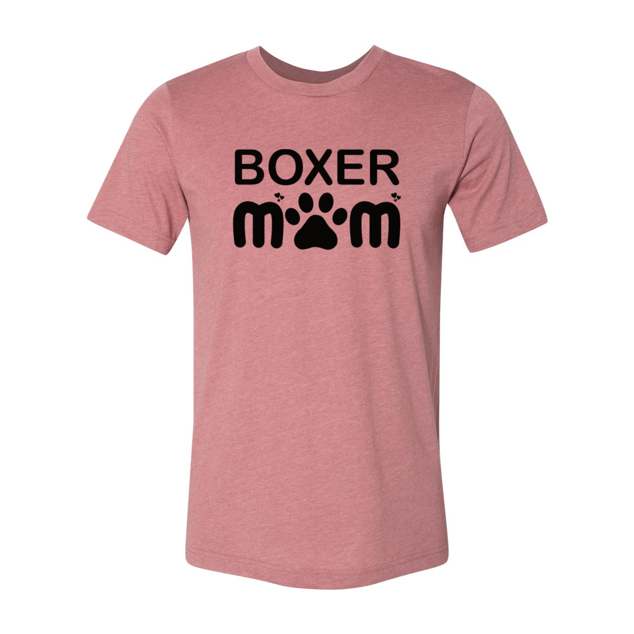 A stylish unisex Boxer Mom Shirt made from soft ring spun cotton, available in multiple colors and sizes.