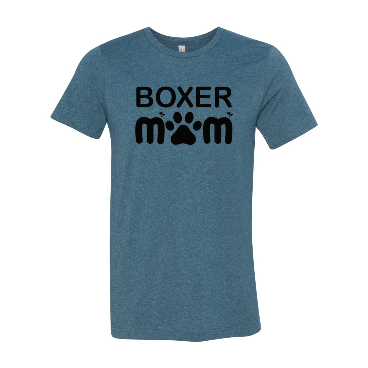 A stylish unisex Boxer Mom Shirt made from soft ring spun cotton, available in multiple colors and sizes.