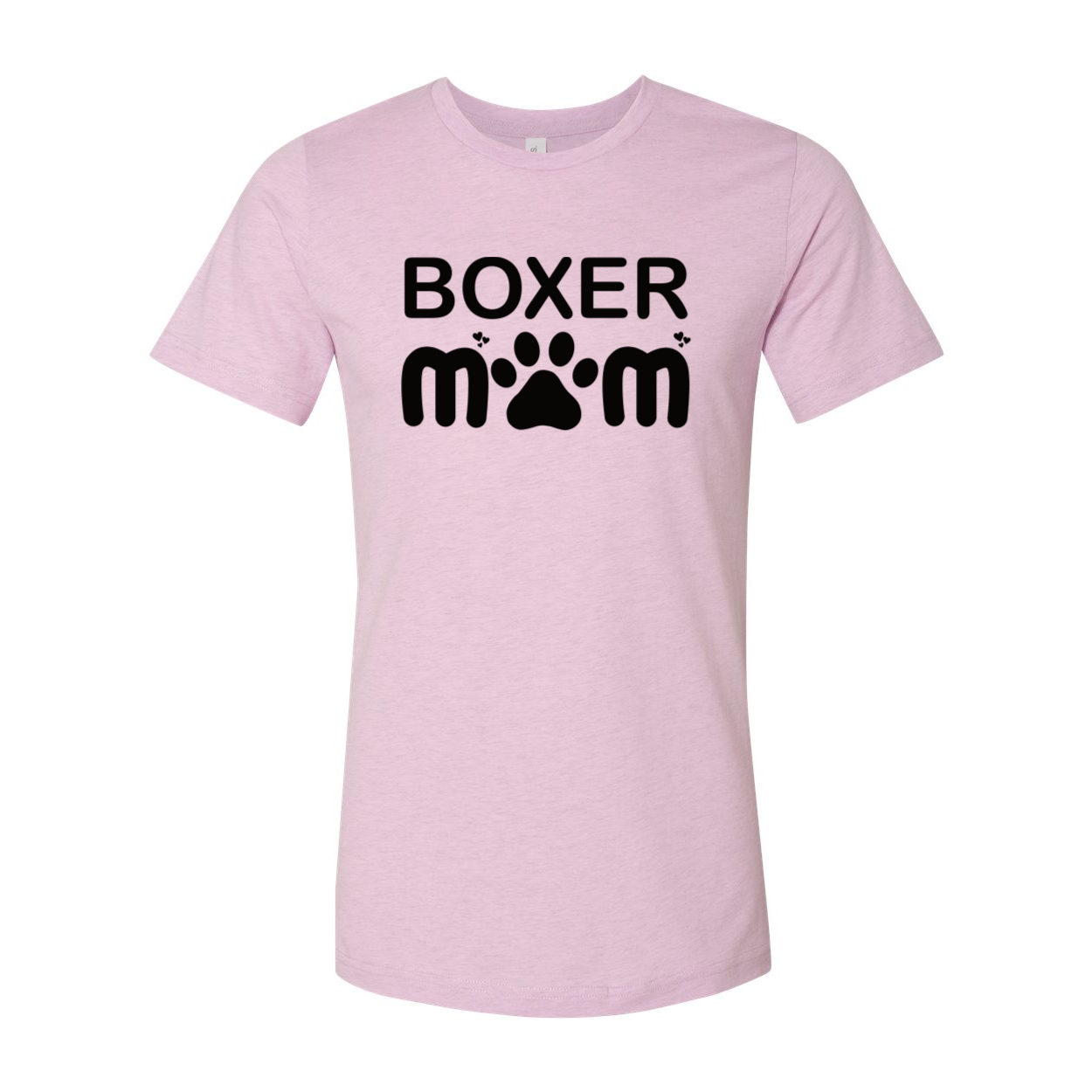 A stylish unisex Boxer Mom Shirt made from soft ring spun cotton, available in multiple colors and sizes.