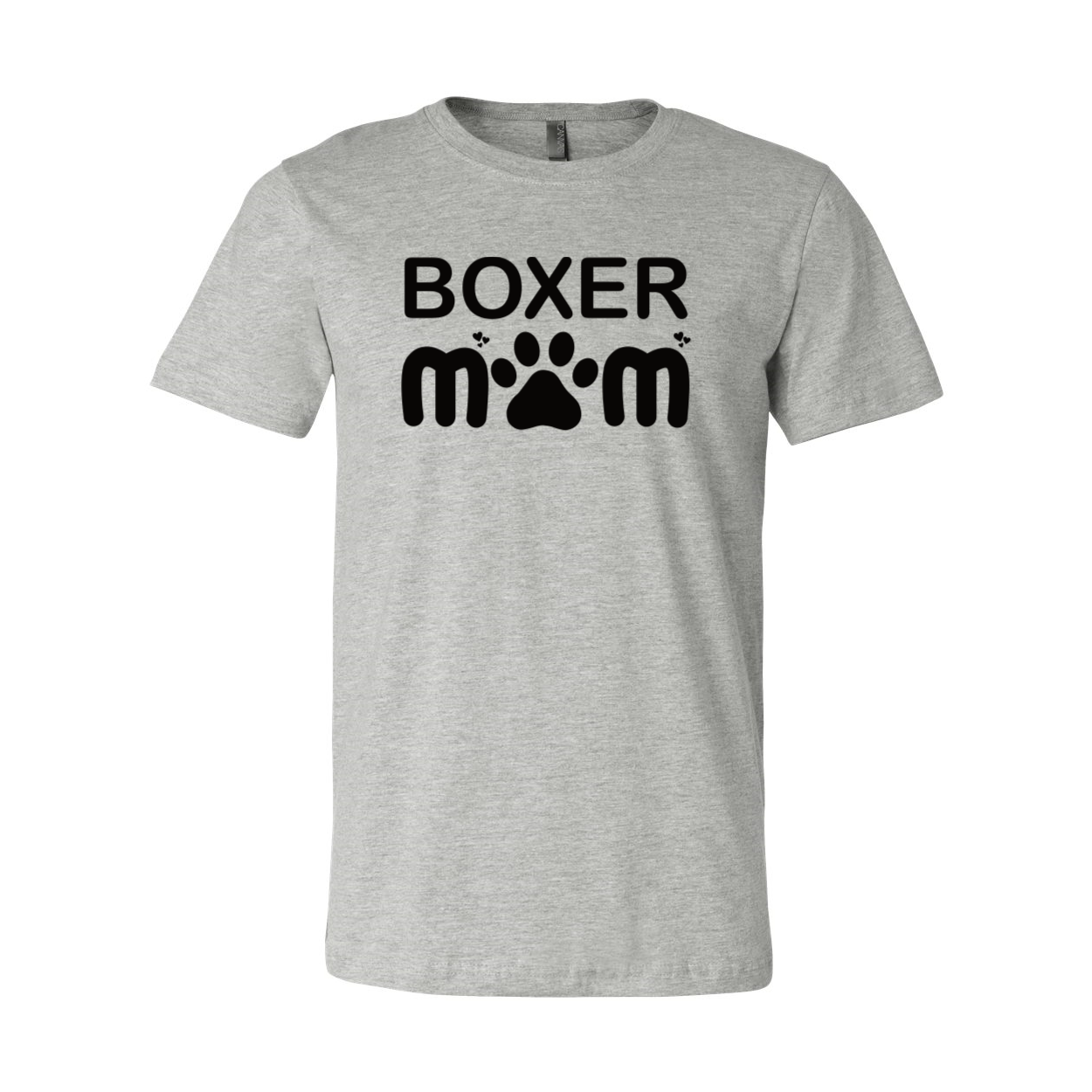 A stylish unisex Boxer Mom Shirt made from soft ring spun cotton, available in multiple colors and sizes.