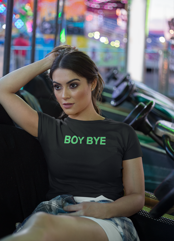 Boy Babe Women T-shirt made from soft ringspun cotton, featuring unique artistic designs and a comfortable fit.